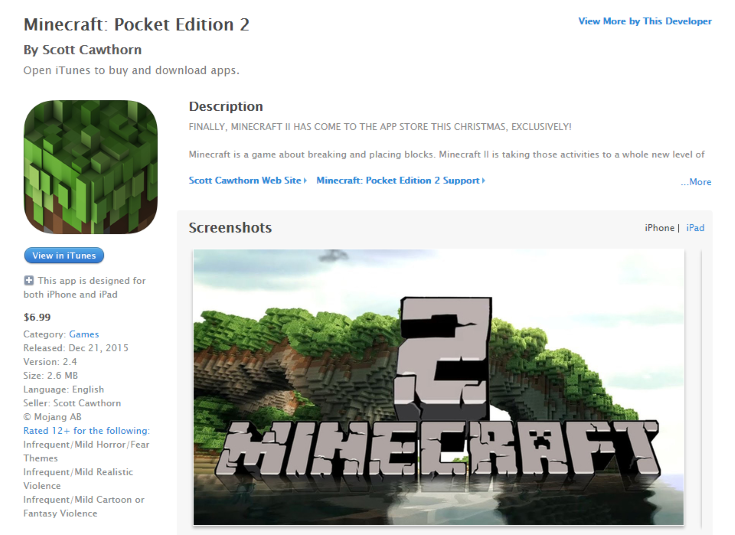 Minecraft: Pocket Edition 2