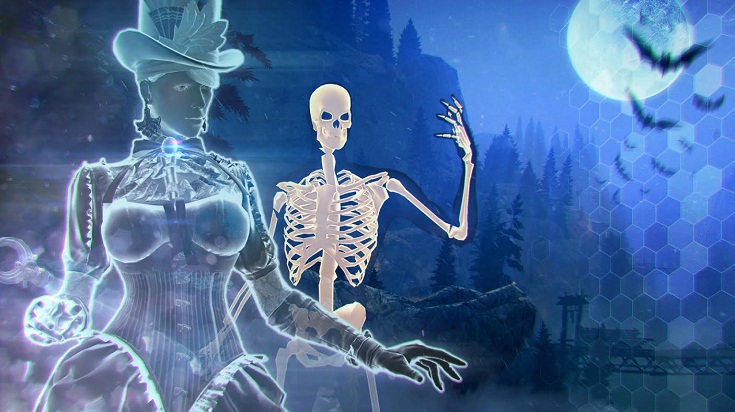 Призрак и скелет