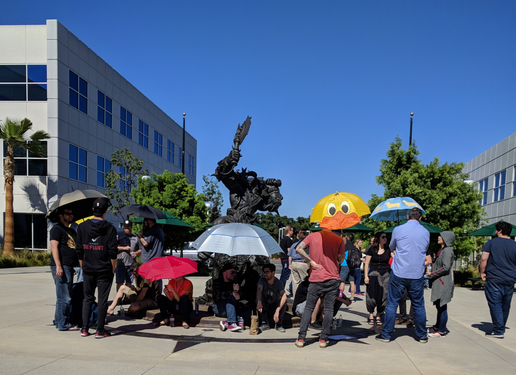 Протест сотрудников Blizzard