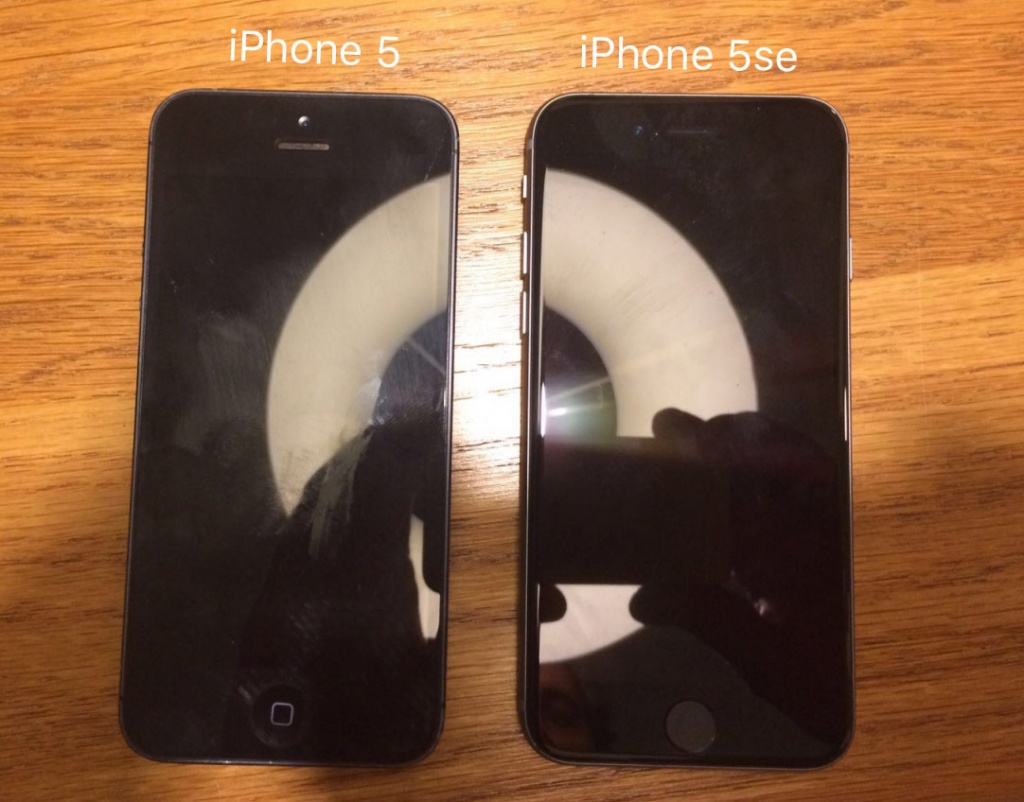 iPhone 5se сравнение