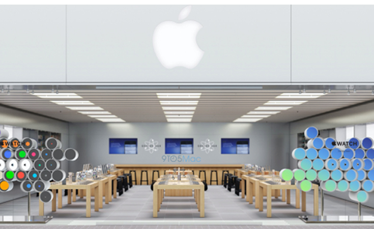 Для презентации Apple Watch в магазинах будут установлены «живые» витрины