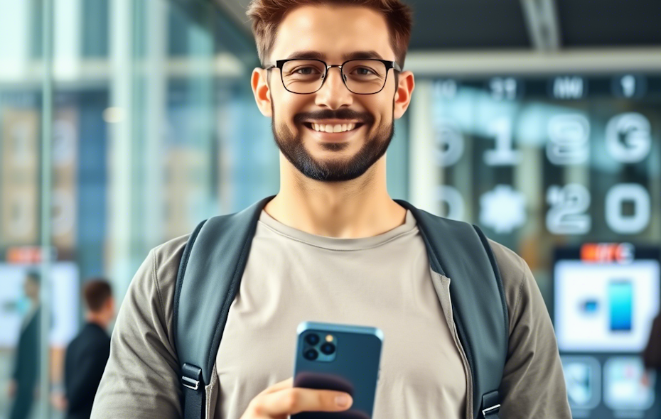 Довольный парень