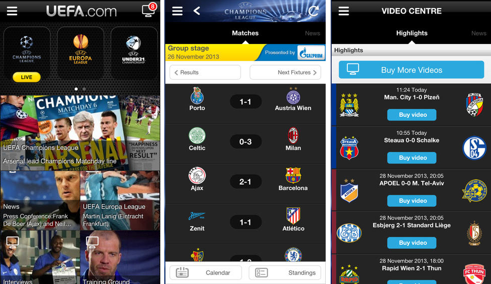 Как смотреть финал Лиги чемпионов на iPhone и iPad
