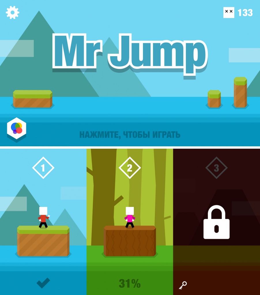 Обзор игры Mr Jump