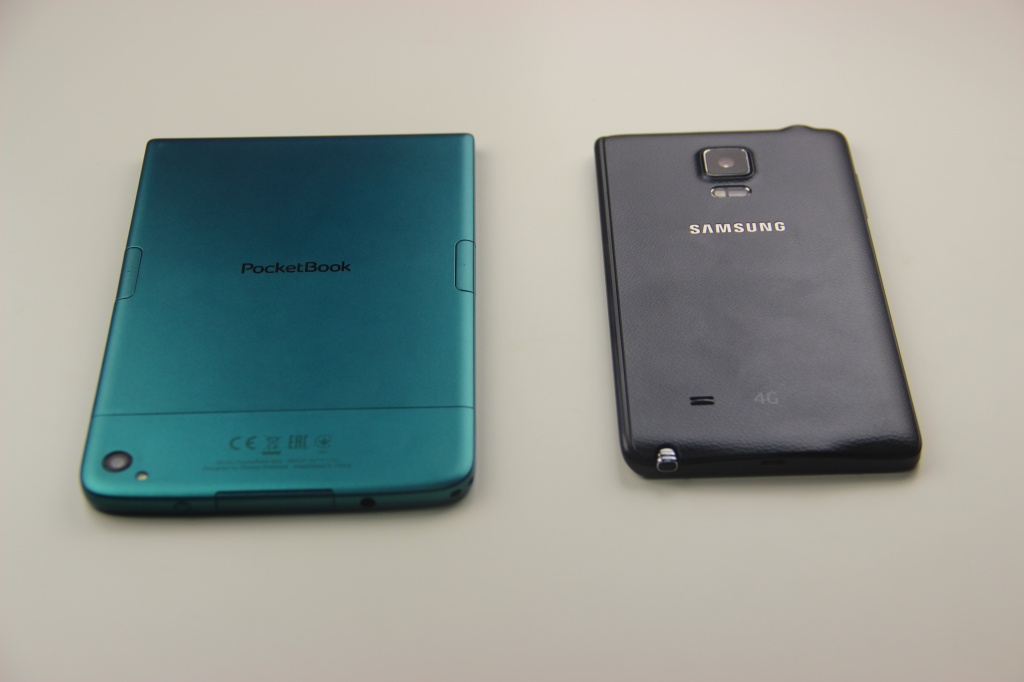 PocketBook 650 в сравнении с Galaxy Note Edge