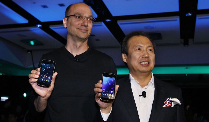 Энди Рубин (Google) и Джей Кей Шин (Samsung)