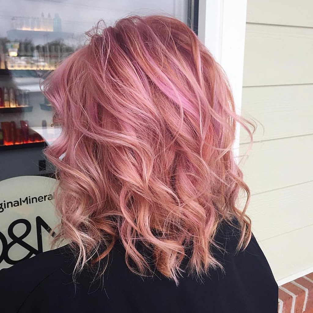 Rose gold hair color краска для волос