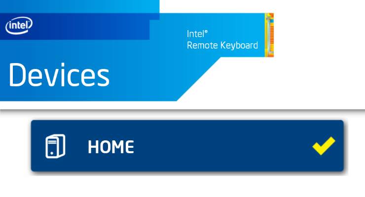 Intel Remote Keyboard