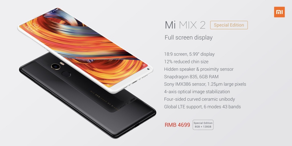 Xiaomi Mi Mix 2 Special Edition