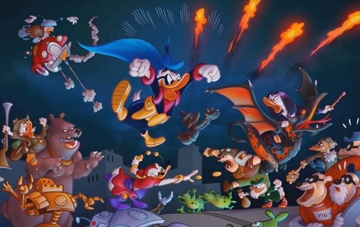 Дональд в маске особенно очарователен