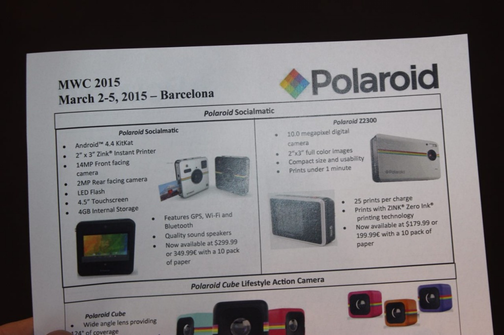 Polaroid Socialmatic и Polaroid Z2300