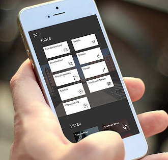 Snapseed получил первое обновление в 2017