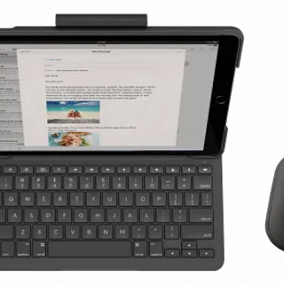 Logitech выпустила вместе с чехлом-клавиатурой первую мышь для iPad