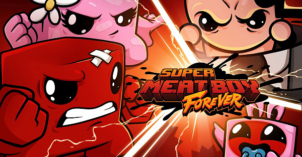 Хитовый платформер Super Meat Boy Forever раздают бесплатно в Epic Games
