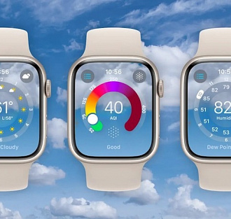Apple наконец обновила «Погоду» в watchOS 10. Она выглядит просто потрясно