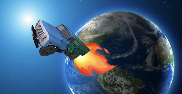 Посмотрите, как российский «грузовик», полный оборудования, сгорает в космосе