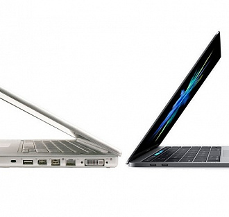 История ноутбуков от Apple №3: MacBook с процессорами от Intel