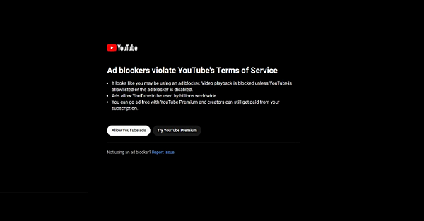 Пользователи Microsoft Edge лишились доступа к YouTube