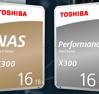 Toshiba представила 16-терабайтные жёсткие диски