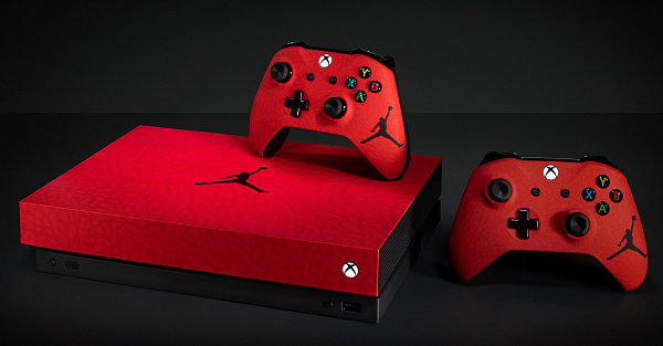 Microsoft и Nike создали кастомный Xbox One X под брендом Jordan