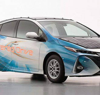 Toyota тестирует крышу из новых солнечных батарей для своих электрокаров