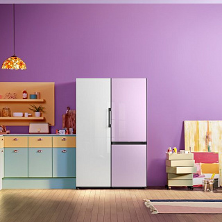 Samsung выпустила в России обновлённую линейку интерьерных холодильников Bespoke