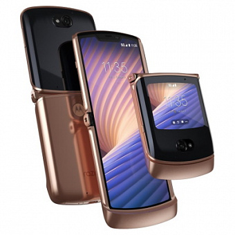 Motorola выпустила в России смартфон razr 5G blush gold. Правда, роскошный?