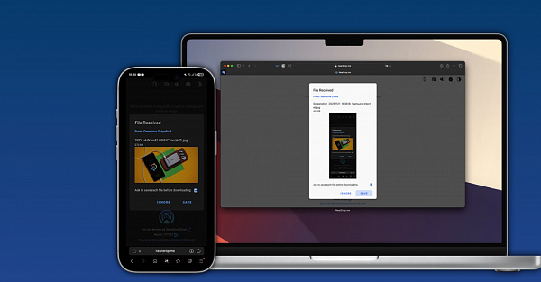 Нашли гениальный способ передачи файлов между Android, iOS, Windows и macOS