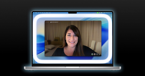 В macOS Tahoe 26.2 появились кольцевые лампы для подсветки во время видеозвонков