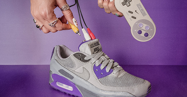 О таких Nike Air SNES мечтают все геймеры. Энтузиаст встроил консоль в кроссовки