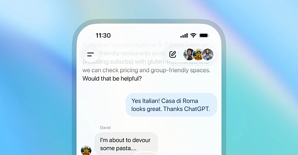 В ChatGPT появились групповые чаты