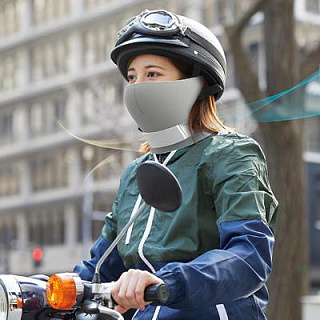 Футуристическая маска AiryTail от Panasonic поможет очистить воздух