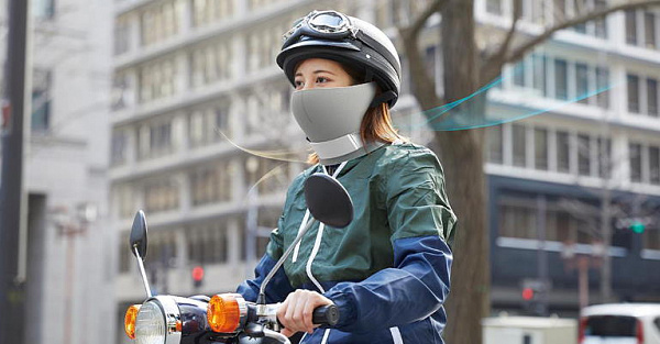 Футуристическая маска AiryTail от Panasonic поможет очистить воздух