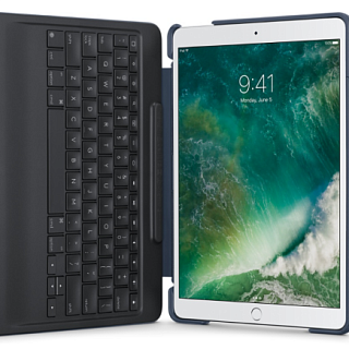 Logitech выпустила клавиатурный чехол с подсветкой и местом под стилус для 10,5-дюймового iPad Pro