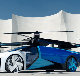 В Китае представили два летающих электрокара. Продажи стартуют в 2024-м