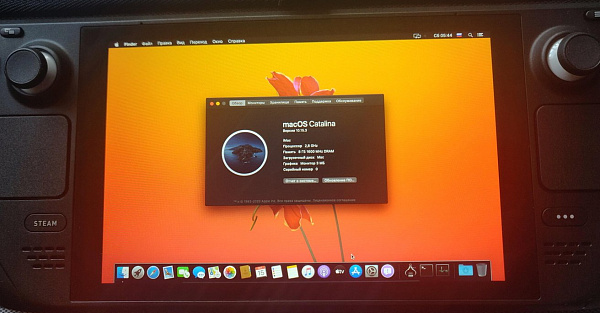 macOS запустили на Steam Deck