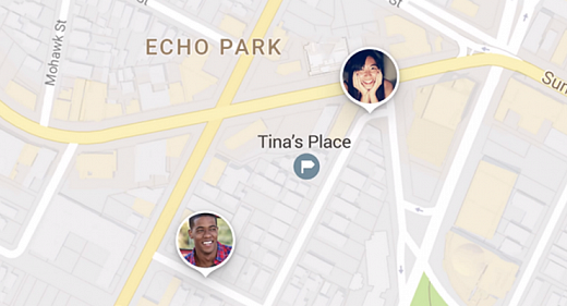 В «Google Картах» можно будет следить за перемещением пользователя в реальном времени
