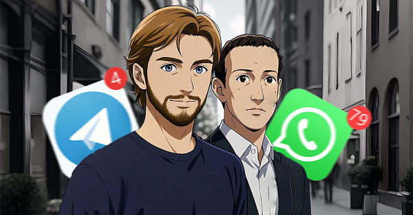 Попасть в Telegram теперь можно через WhatsApp