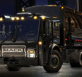 Mack представила электрифицированный мусоровоз