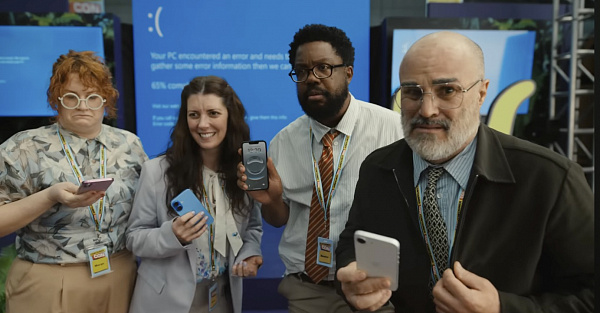 Apple выпустила «Синий экран смерти», чтобы высмеять пользователей Windows