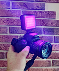 Светильник с RGB диодами для фото и видеосъемки
