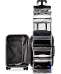 Carry-On Closet: крутой чемодан с выдвижным стеллажом и USB зарядкой