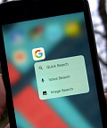 Приложение Google для iOS получило расширенную поддержку 3D Touch