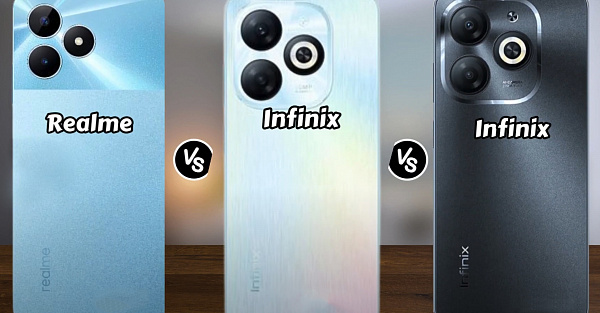 Realme Note 50 vs Infinix Hot 30 Play vs Infinix Smart 8 Pro сравним доступные смартфоны