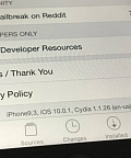 Лука Тодеско установил джейлбрейк на iPhone 7 с iOS 10