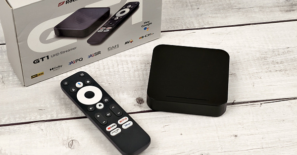 RockTek GT1: обзор сертифицированного Android TV Box с ИИ технологиями для улучшения изображения, HDR10+ и Dolby Atmos